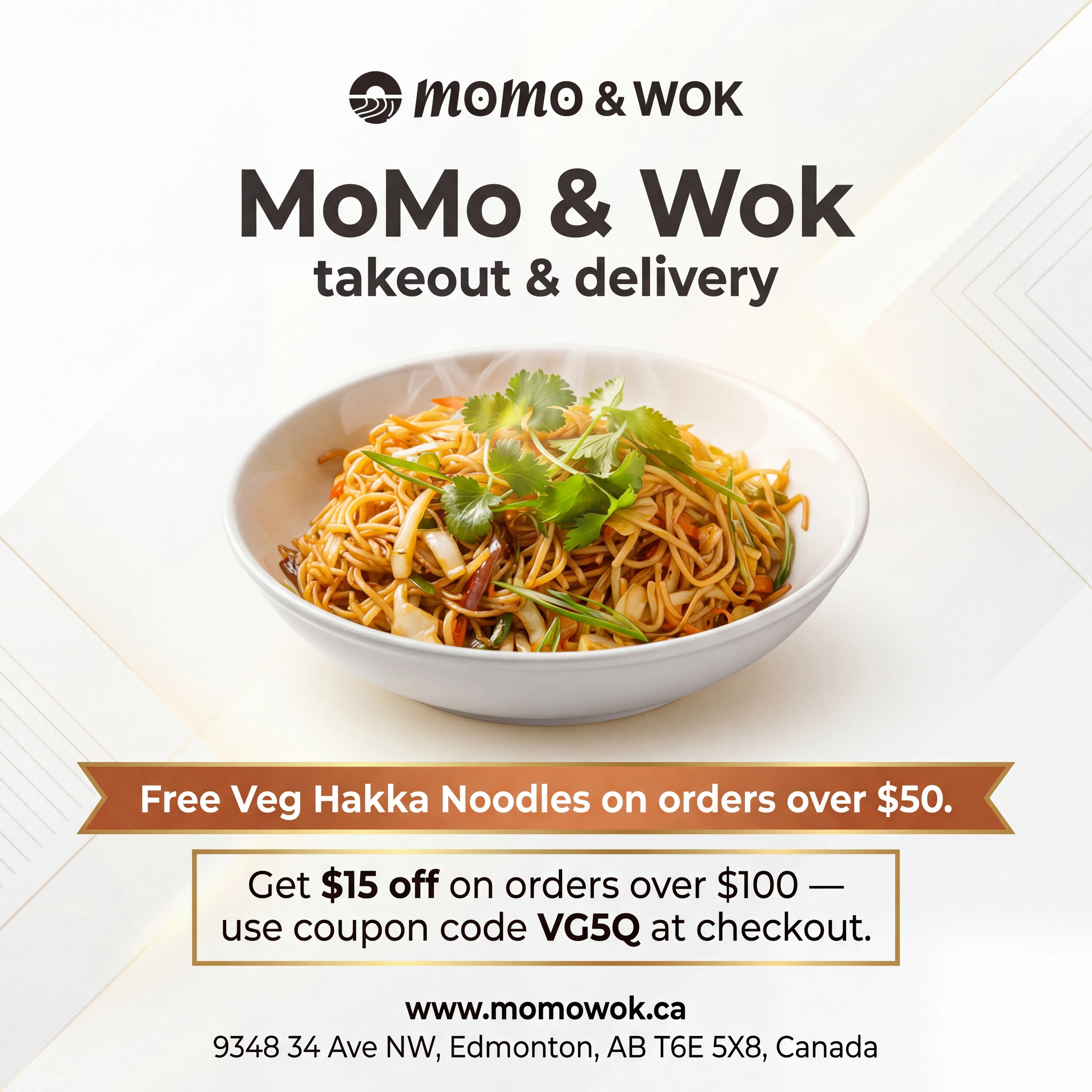 MoMo & Wok Special Offer - Nepali Momo Edmonton