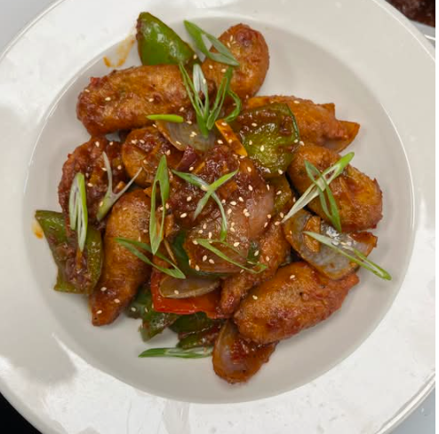 Chili Veg Momo (Spicy) at MoMo & Wok Edmonton